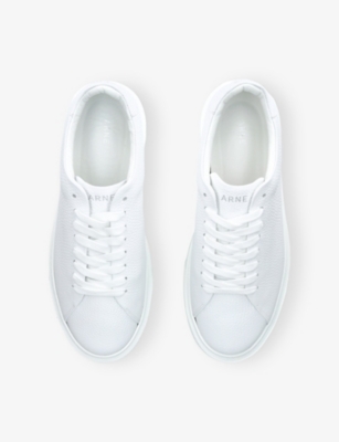 ARNE: Basic Essential Leather Low-Top Trainers