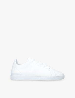 ARNE: Branded Leather Low-Top Trainers