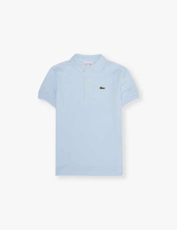 Classic logo-patch cotton-pique polo shirt 4-14 years