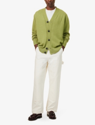 PEREGRINE: V-neck long-sleeve wool cardigan