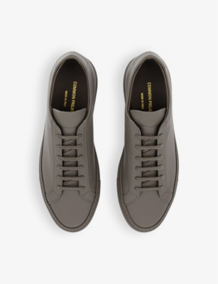 Shop Common Projects Mens  Achilles Low-top Leather Trainers In Sage