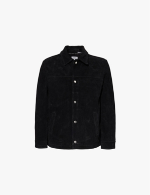 LEVIS - Levi's x JJJJound Coach logo-embroidered suede