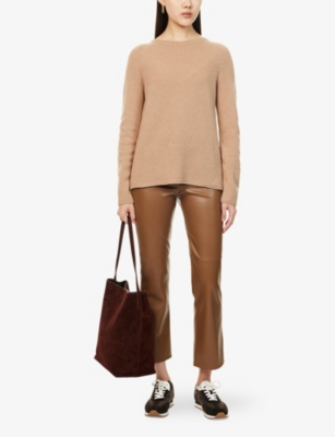 S MAX MARA: Georg Crewneck Relaxed Wool-Blend Knitted Jumper