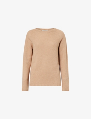 S MAX MARA: Georg Crewneck Relaxed Wool-Blend Knitted Jumper