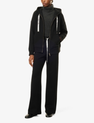 Jour Logo-Drawstring Cotton-Blend Hoody
