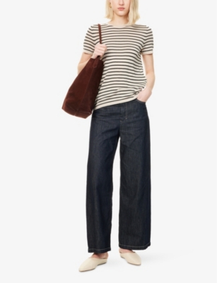 S MAX MARA: Egidio Stripe-Pattern Wool Jumper
