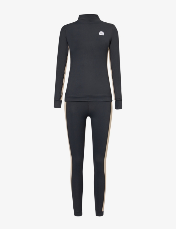 Racer Striped Stretch-Woven Base Layer Set
