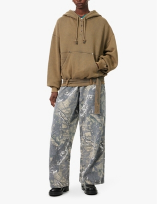 JADED LONDON: Camo Colossus low-rise denim jeans