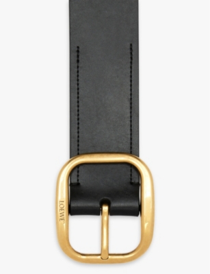 LOEWE: Rounded leather belt