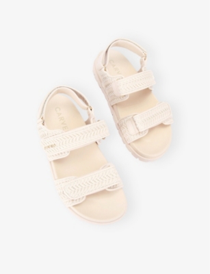 CARVELA: Carvela Sardinia Logo-Embellished Woven Sandals