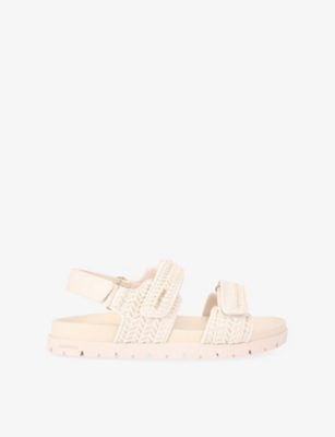 CARVELA: Carvela Sardinia Logo-Embellished Woven Sandals