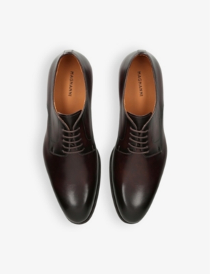 MAGNANNI: Madis derby leather shoes