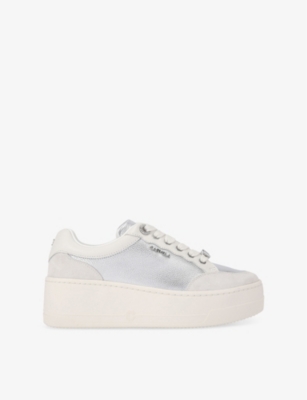 CARVELA: Perenne Branded Low-Top Leather Trainers