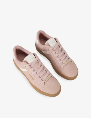 CARVELA: Daze Gum-Sole Faux-Leather Low-Top Trainer