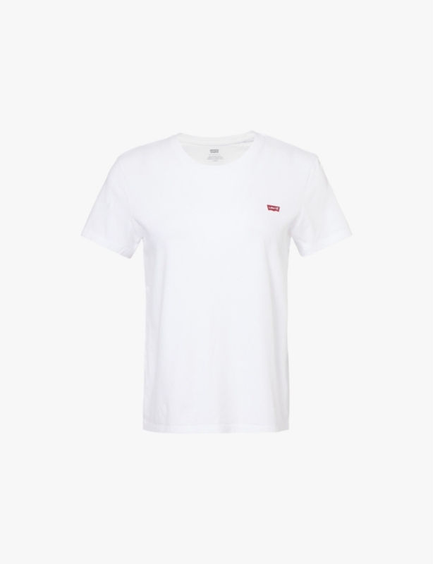 The Perfect Tee brand-embroidery regular-fit cotton-jersey T-shirt