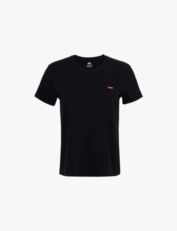 The Perfect Tee brand-embroidery regular-fit cotton-jersey T-shirt