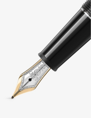 MONTBLANC: Meisterstück platinum-coated fountain pen
