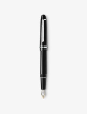 MONTBLANC: Meisterstück platinum-coated fountain pen