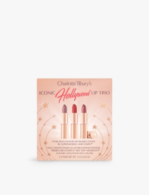 Charlotte Tilbury Iconic Hollywood Lip Trio Gift Set 3g