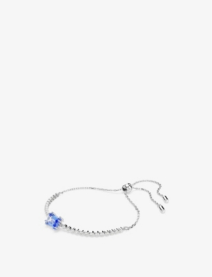 SWAROVSKI: Matrix Tennis rhodium-plated and zirconia bracelet