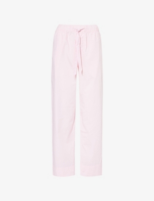 TEKLA: Straight-leg mid-rise organic-cotton poplin pyjama trousers
