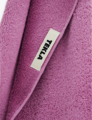 TEKLA: Striped Cotton Bath Towel 70cm x 140cm