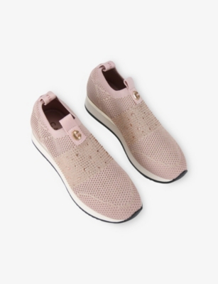 CARVELA: Janeiro 2 Crystal-Embellished Knitted Low-Top Trainers