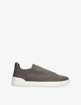 ZEGNA: X3 Triple Stitch Woven Low-Top Trainers