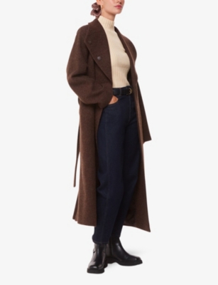 WHISTLES: Textured slim-fit woven jumper