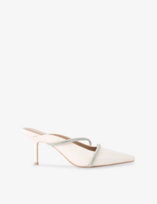 CARVELA: Paparazzi Faux-Leather Heeled Mules