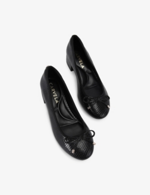 CARVELA WOMENS CARVELA NOVA WOVEN BALLET PUMPS 