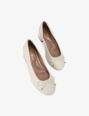 CARVELA WOMENS BONE NOVA WOVEN BALLET PUMPS EUR 40 / 7 UK 