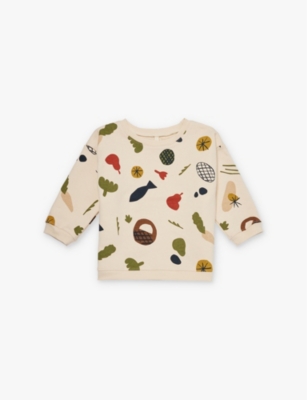 ORGANIC ZOO: Farmers Market Graphic-Print Cotton Sweatshirt 3 Months-5 Years