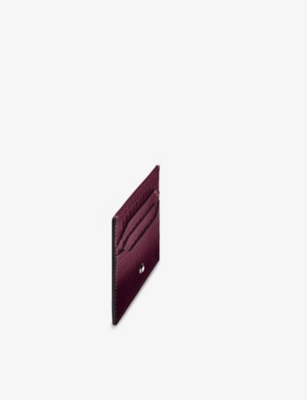 Montblanc Mens Multi-coloured Atelier Leather Card Holder In Multi