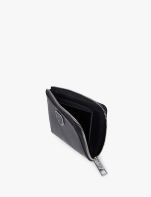 THE KOOPLES: Brand-plaque leather wallet