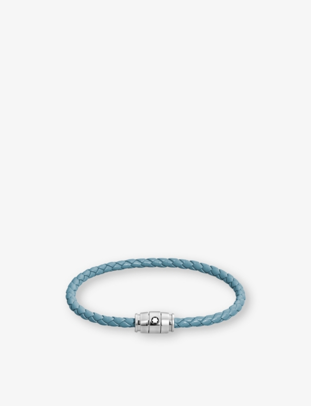 Meisterstück 3 Rings Stainless-Steel And Leather Bracelet