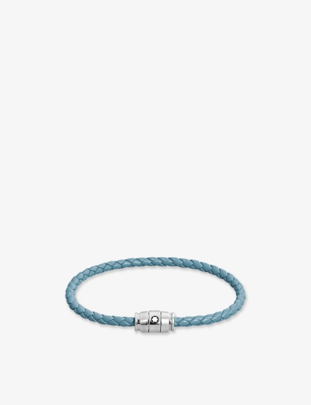 Meisterstück 3 Rings Stainless-Steel And Leather Bracelet