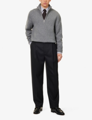 BOTTEGA VENETA: Compact high-neck regular-fit cashmere-blend jumper