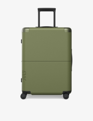 JULY: Checked Plus Expandable polycarbonate suitcase 66cm