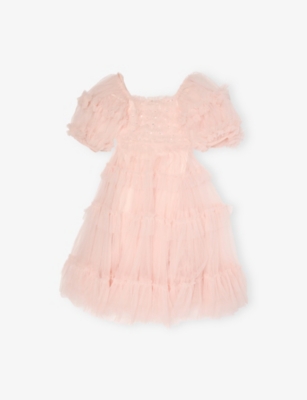 TUTU DU MONDE: Halcyon Short-Sleeve Tulle Dress 3-11 Years