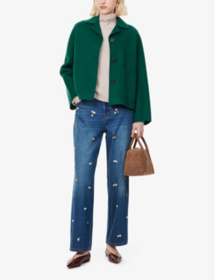 WEEKEND MAX MARA: Sale Patch-Pockets Wool-Blend Jacket