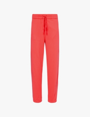 ADIDAS BY STELLA MCCARTNEY: Logo-print relaxed-fit organic-cotton jersey jogging bottoms