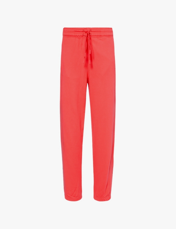 Logo-print relaxed-fit organic-cotton jersey jogging bottoms