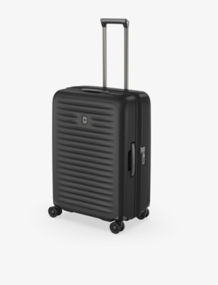 Victorinox Black Airox Advanced Medium Polycarbonate Suitcase 69cm In Black