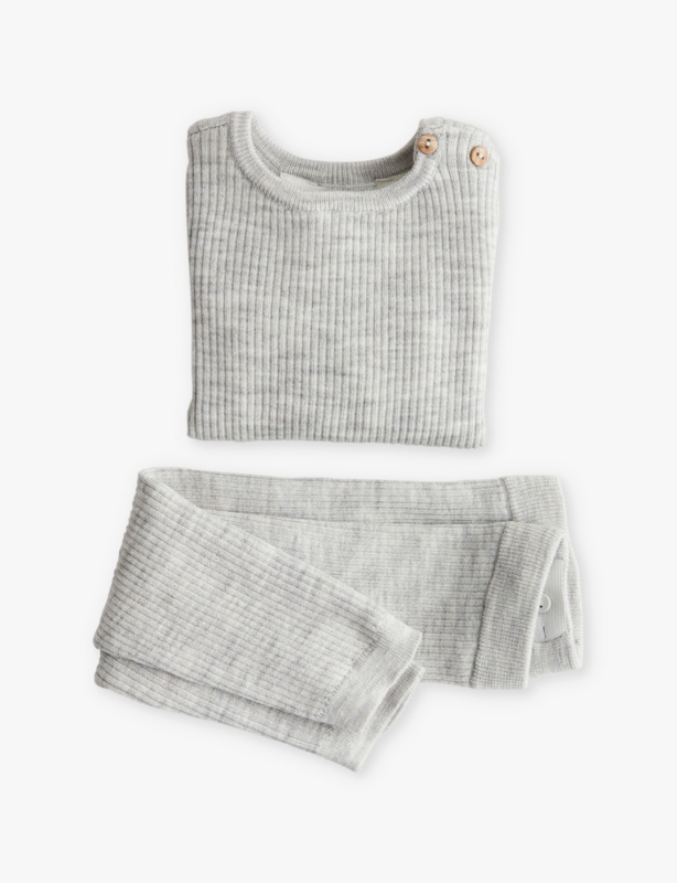 Ribbed wool top and trouser set 4-36 months
