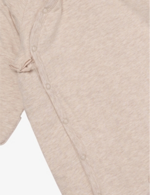 H&M ADORABLES DUSTY LIGHT HOOD PADDED ORGANIC COTTON-JERSEY PRAMSUIT 0-6 