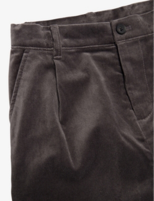 Osaka straight-leg organic-cotton velvet trousers 2-10 years