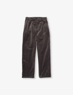 Osaka straight-leg organic-cotton velvet trousers 2-10 years