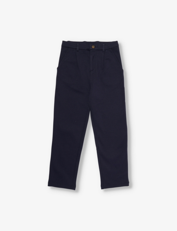 Tapered-leg regular-fit stretch-jersey trousers 2-10 years