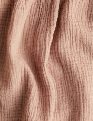 Textured relaxed-fit cotton dress 2-10 years